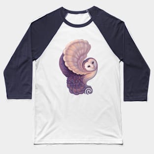 Barn Owl Baseball T-Shirt